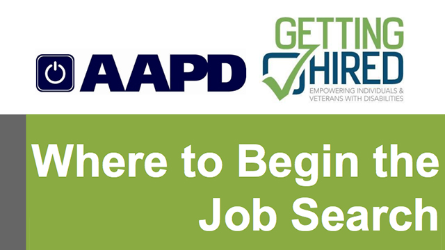 Where to Begin the Job Search
