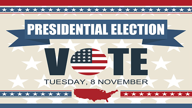 Presidential Election 2016. Vote Tuesday 8th November